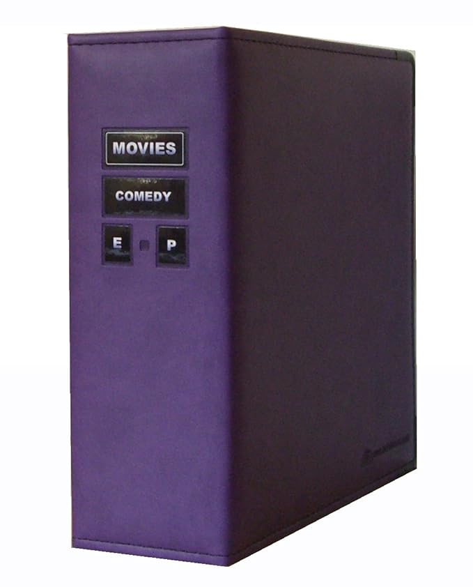 DVD/Bluray Binder (Purple) & 20 DVD Sleeves Amazon.co.uk Kitchen & Home