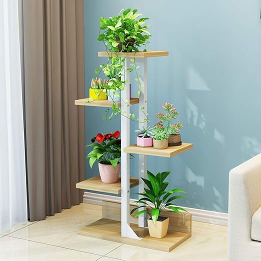 YUANYI Marco De Estante De Flores Bastidor De Esquina De Hierro ...