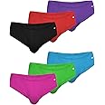 AMERICAN HEAVEN Men's 6 Pack Sport Bikini Briefs | Performance Stretch Seamless Bikini Underwear