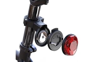 FASTAND Hidden Bike GPS Tracker Mount – Compatible with Apple AirTag & Garmin Varia, Anti-Theft Reflector Seatpost Holder for