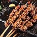 CandyHome Natural Bamboo Skewers for Shish Kabob, BBQ, Appetizer, Vegetables, Cheese, Fruit, Corn and More Food, 8 inch 200 Pcs