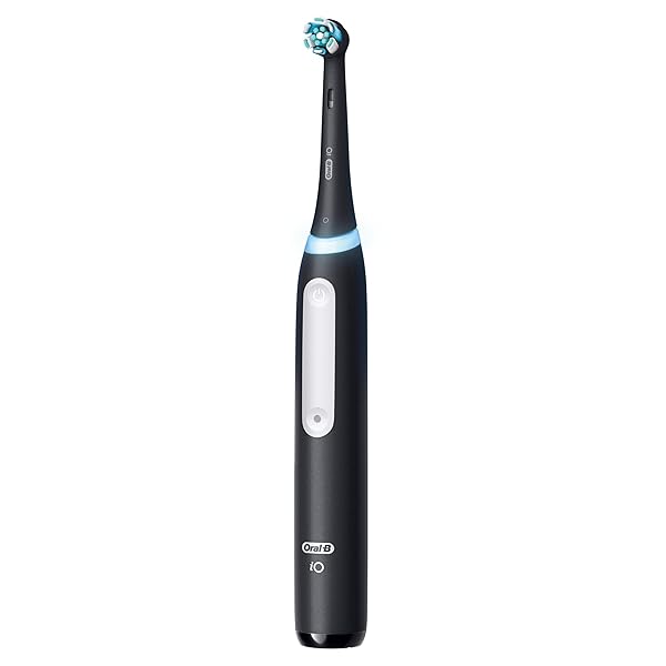 ORAL-B IO DEEP CLEAN RECHARGEABLE ELECTRIC TOOTHBRUSH, BLACK, IO SERIES 3 LIMITED, 2 BRUSH HEADS, TRAVEL CASE, PRESSURE SENSOR, 3 CLEANING SETTINGS
