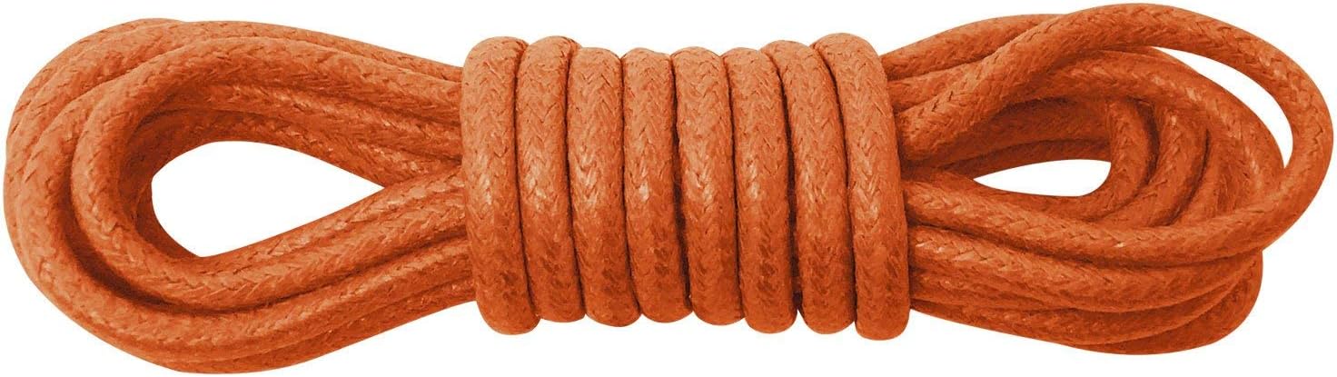Quality Round Waxed Cotton Dress Laces 2.5 mm Width, 75, 100, 125 or 150 cm Length