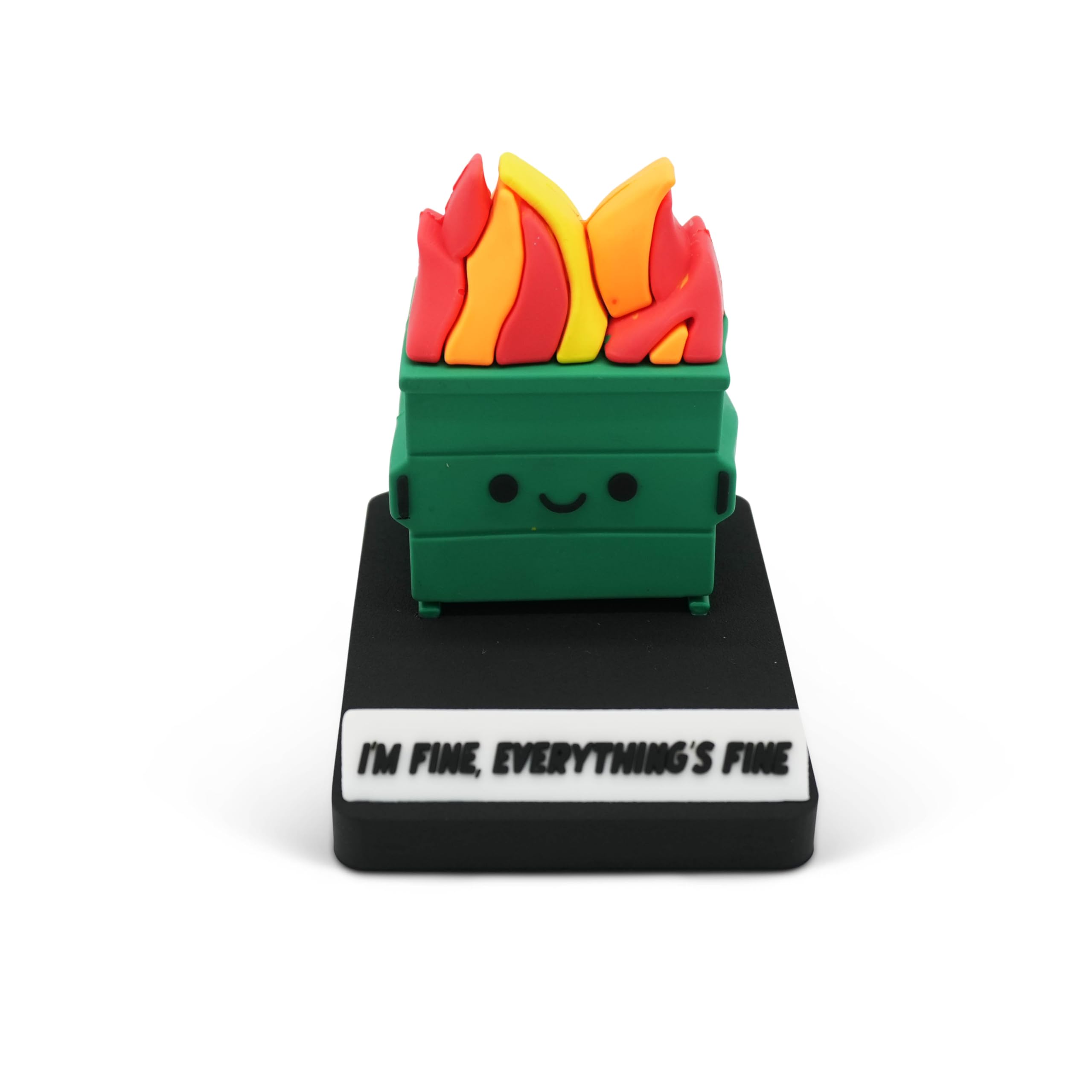 GOOFBALLS Funny Phone Stands – Hilarious and Unique Smartphone Holders for Desk or Nightstand for Friends, Coworkers & Tech Lovers - Dumpster