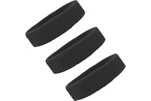 Kenz Laurenz Sweat Bands/Headbands for Women Men Elastic Headband Sports Sweatbands Athletic Stretchy Head Band Workout Running Basketball Moisture Wicking Terry Cloth Set Sweat Hair