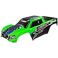 Traxxas 7811G - X-Maxx Pre-Cut Body, Mounts & Tailgate Protector, Green