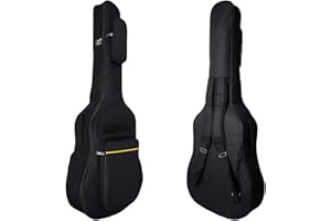 KUNOVA (tm) Classical Acoustic Electric Guitar 32 34 36 38 40 41 Carrying case, 5mm Paddding Bag, Max. 41" Full Size Guitar, 
