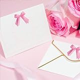 ZHIHUI Pink Satin Ribbon 10mm 22m Wedding Craft Gift Wrapping view 3