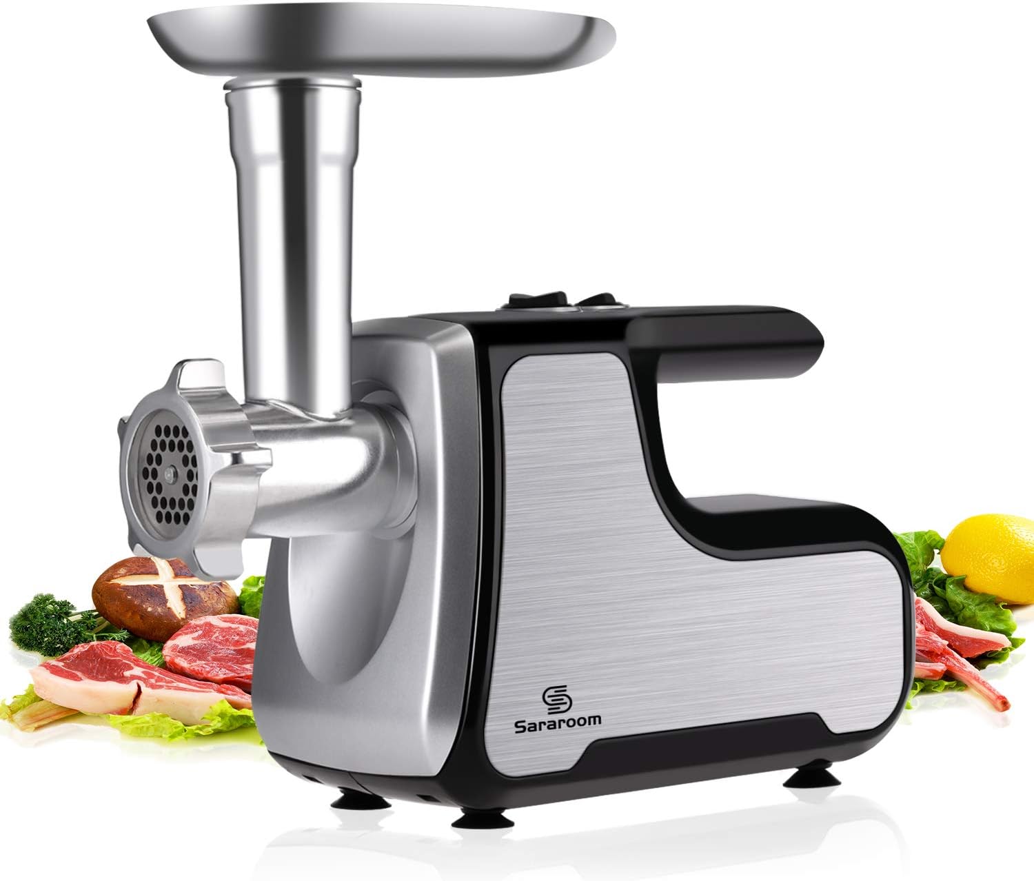 800W Elektro-Fleischwolf Profi-Set Mit 3 Mahlplatten & Wurstfüller – Edelstahl-Küchenmaschine Für Haushalt & Hobby