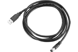 MECCANIXITY 6ft USB Male to IEEE 1394 6 Pin Male 800Mbps Adapter Cable Data Converter for DV, Digital Camera, Transparent