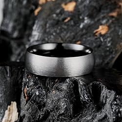King Will BASIC 9MM Titanium Ring Brushed Matte
