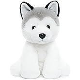 WEIGEDU Siberian Husky Stuffed Animals, Soft Puppy Stuffed Dogs Plush Toy for Kids, Girls, Boys, Baby, Birthday, Bedtime Gift, 12 inches