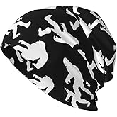 Vikings Norse Runes Beanie Hat Cap Winter Softknit Stocking Cap Slouchy Headwear for Adult Outdoor