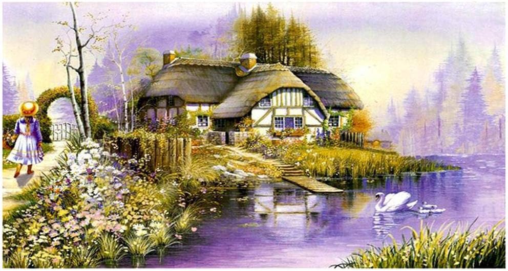 Puzzles for Adults Kids 1000 Pieces, RYGHEWE Large Jigsaws Puzzles Home Entertainment Educational Landscape Puzzles Toy Assembling Games - 750 x 50 cm (01C)