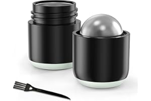 DEPAD Pill Crusher Stainless Steel, Pill Crusher Fine Powder, Pill Grinder Fine Powder with Brush, Pill Crusher for Elderly and Pets