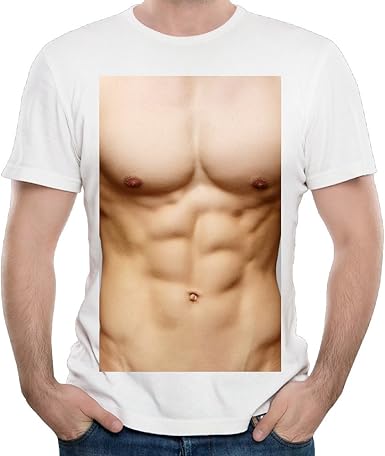 novelty muscle man t shirt