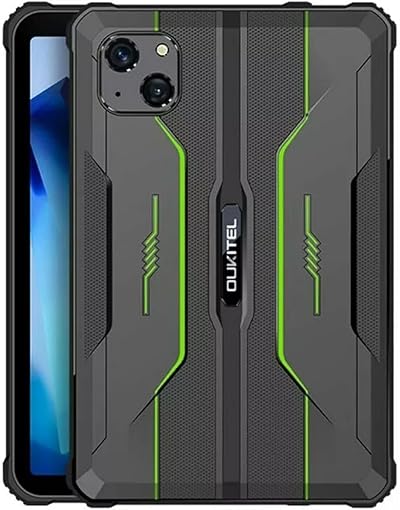 OUKITEL RT3 Tablet 8" 64GB Storage 4GB RAM Android 12 Rugged Green