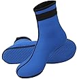 RTDEP Neoprene Socks, 3MM Water Socks, Diving Socks for Women Men,Water Resistant Wetsuit Socks,Wetsuit Boots Sand Socks