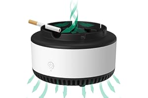 GOYISEE Smokeless Ashtrays for Cigarettes Indoor, Air Purifier,Best Gifts for Smokers, Suitable for Home Car Office Outdoor- 