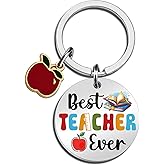 Cxulquvs Teacher Gifts for Women Teacher Appreciation Keychain Gifts Unique Teachers Birthday Gift Ideas for Preschool Kindergarten Teachers