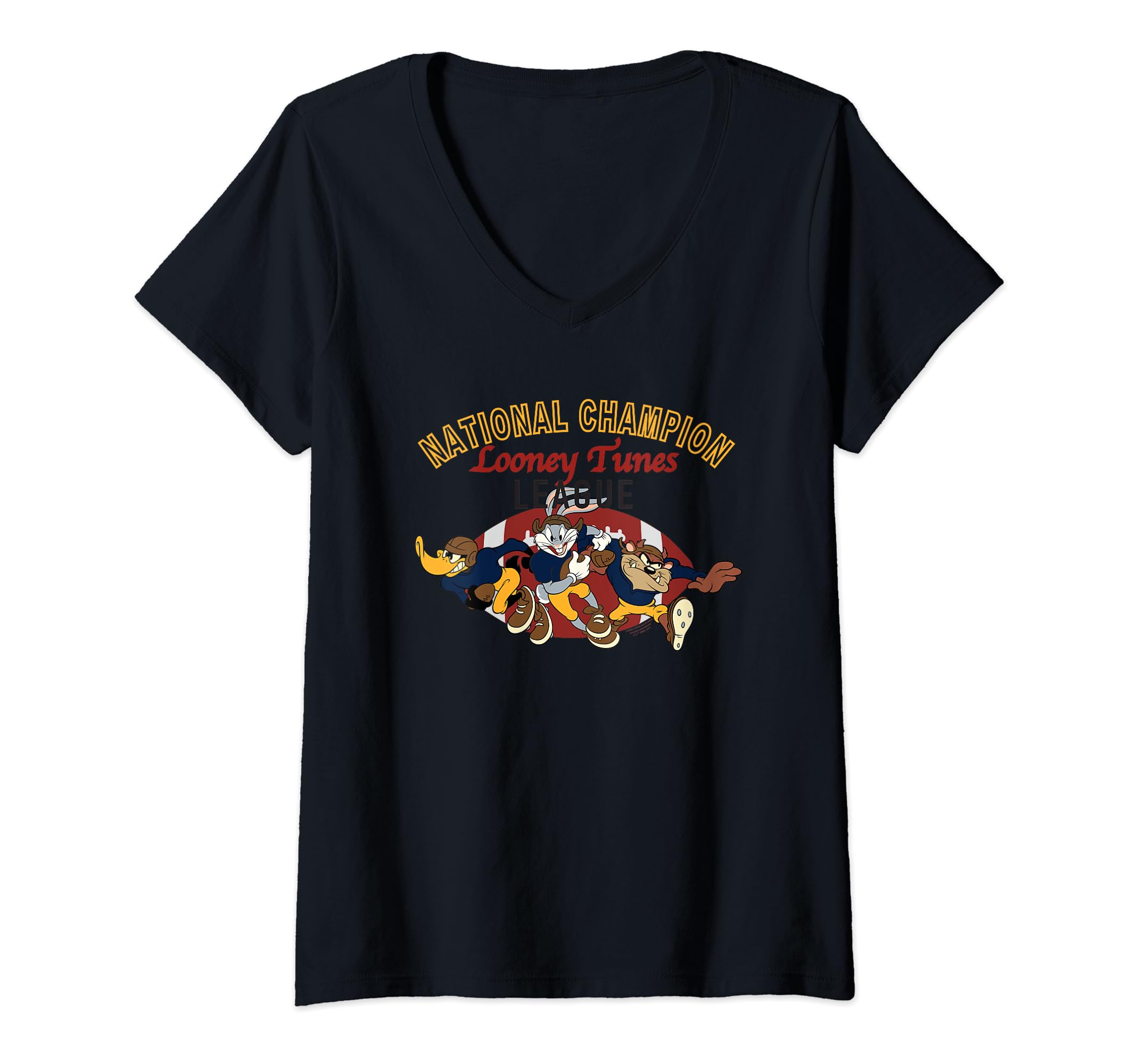Looney Tunes American Football V-Neck T-Shirt