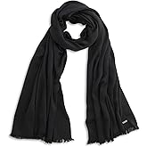 Calvin Klein Womens Oversized Soft Solid Pashmina