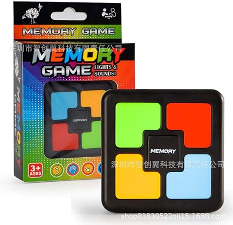 Amazon Achicoo パズルゲーム機 インタラクティブゲーム フラッシュ トレーニング メモリーゲーム機 子供 片手ルービックキューブメモリトレーニングゲームプレーヤー67 G 脳トレ 学習ゲーム おもちゃ