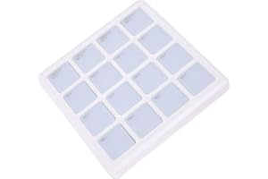 Zunate Wireless MIDI Controller Pad With 16 RGB Backlit Velocity Pads, Portable USB C Beat Maker Controller For Music Product