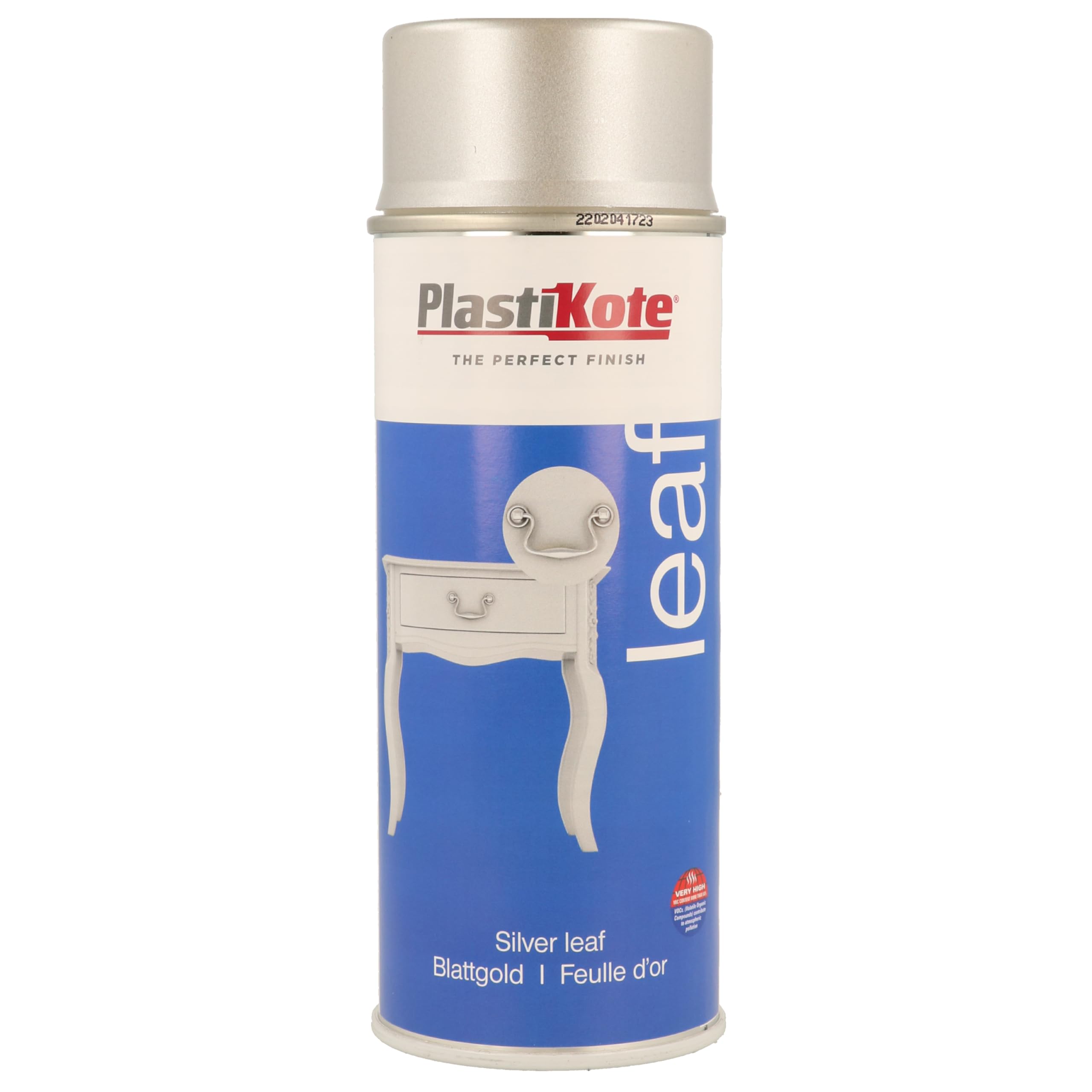 Plasti-Kote The Perfect Finish Leaf Spray, 400 ml, Silver