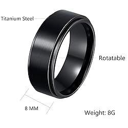Udolfly Mens Fidget Rings Anxiety Rings for Men