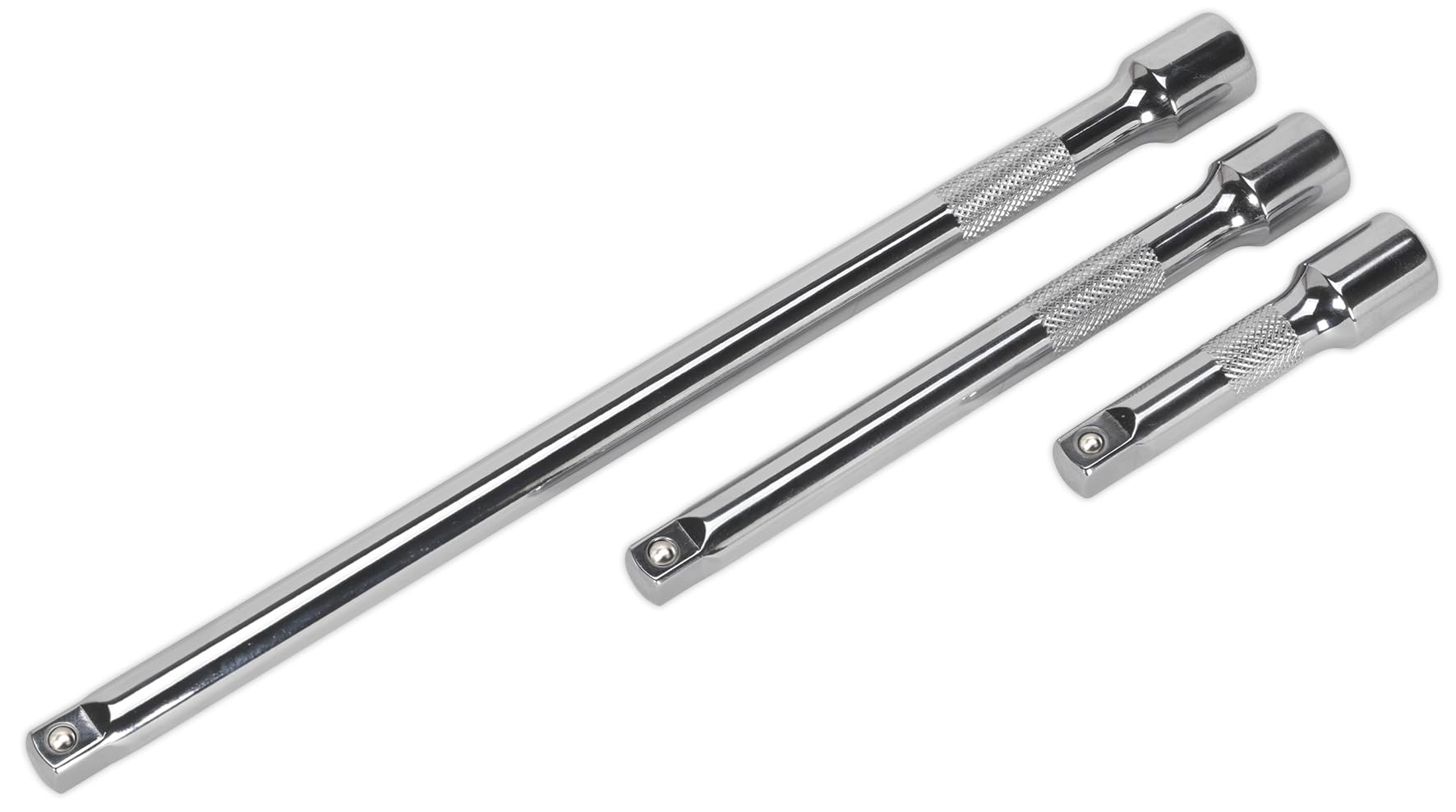 Sealey Ak6340 Extension Bar Set 3Pc 3/8Sq Drive