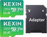 KEXIN 128GB Micro SD Card XC UHS-I A1 Class 10 100MB/s 2 Pack view 1