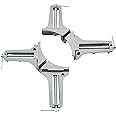 PONY 2-Piece 90 Degree Corner Clamp Set, Featured with 3" Maximum Opening, 200 lbs Clamping Force & 1/2" Clamping Height, Aluminum Alloy Body, Adjustable Right Angle Clamps for Multiple Projects
