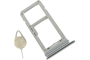 s8 Dual Sim Card Tray Holder Replacement for Samsung Galaxy S8 G950 / S8 Plus G955 (Not oK for Single Version)-Black