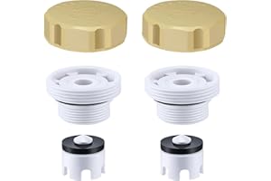 KISYONGUS 2 Pack Vacuum Breaker Repair Kit Replacement for VACVBKX1B, Outdoor Faucet Repair Kit, ASSE 1019-A Vacuum Breaker for Traditional Anti Siphon Frost Free Sillcock Valves Anti Siphon Valve Repair Kit