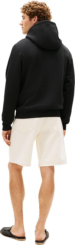 Herren Hoodie Brand Love mit Bauchtasche, Schwarz (Black), L — Foto 3 von 6