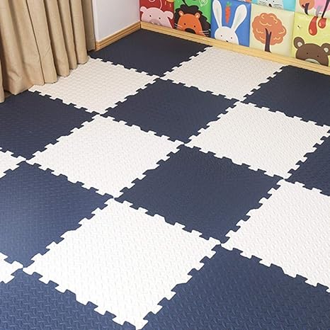 Amazon ジョイントマット 抗菌加工 ビックマット 角 厚み 厚手 防音 騒音 床暖房対応 赤ちゃんマット リビング フロアマット プレイマット パズルマット ベビー ふんわり 大判 相当 ラグ カーペット オンライン通販