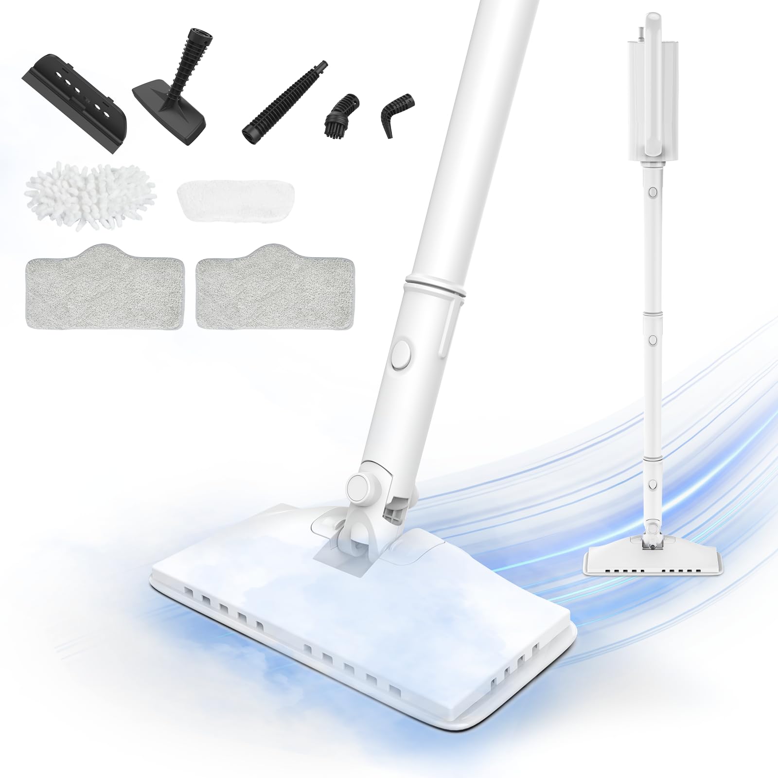 Photo 1 of 6 in1 Rotated Steam Mop Cleaner with 2 Modes