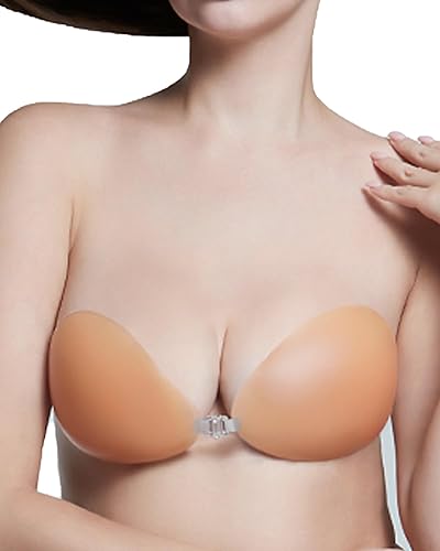 Niidor Adhesive Bra Strapless Sticky Invisible Push up Silicone Bra for Backless  Dress with Nipple Covers in Dubai - UAE | Whizz Adhesive Bras