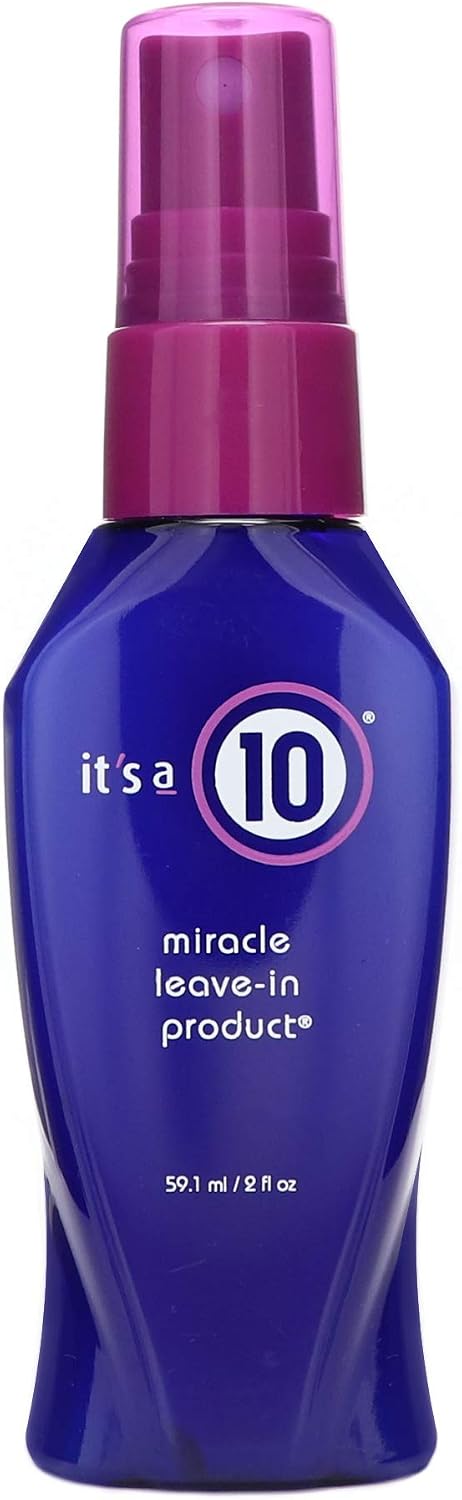 It's a 10 Haircare, Miracle Leave-In Product Spray, Natural Ingredients, Smoothes & Eliminates Frizz, Restores Shine