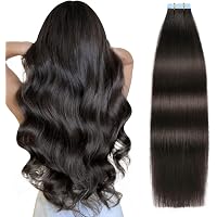 Amazon.com : SUYYA Invisible Tape in Hair Extensions Human  display picture 3