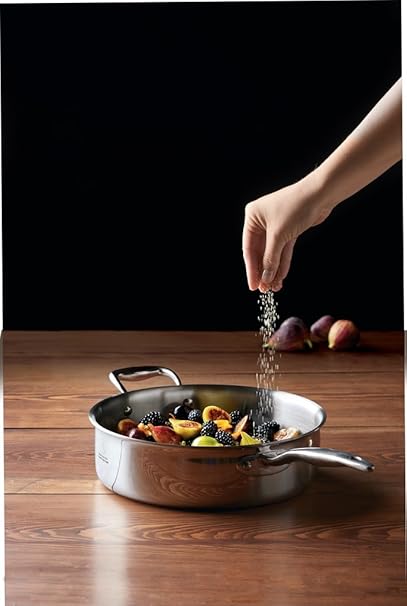 Hammer Stahl 4 Quart, Deep Saute Pan with Cover by Hammer ...