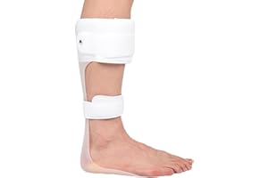 Orthomen AFO Drop Foot Brace, Half-Sole Design for Stroke/MS Patients, Lightweight Medical Orthotic Shoe Insert for Foot Drop Support, Hemiplegia & Neuropathy Relief,Men and Women，M-Right