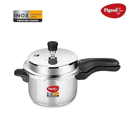 Pigeon by Stovekraft Inox Stainless Steel pressure cooker 3 L