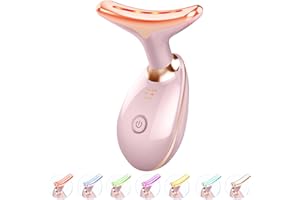 Fastaid 7-in-1 Skin Care Tools, Face Care, Face Neck Massager for Skin Care Routine at Home, Glossy Pink