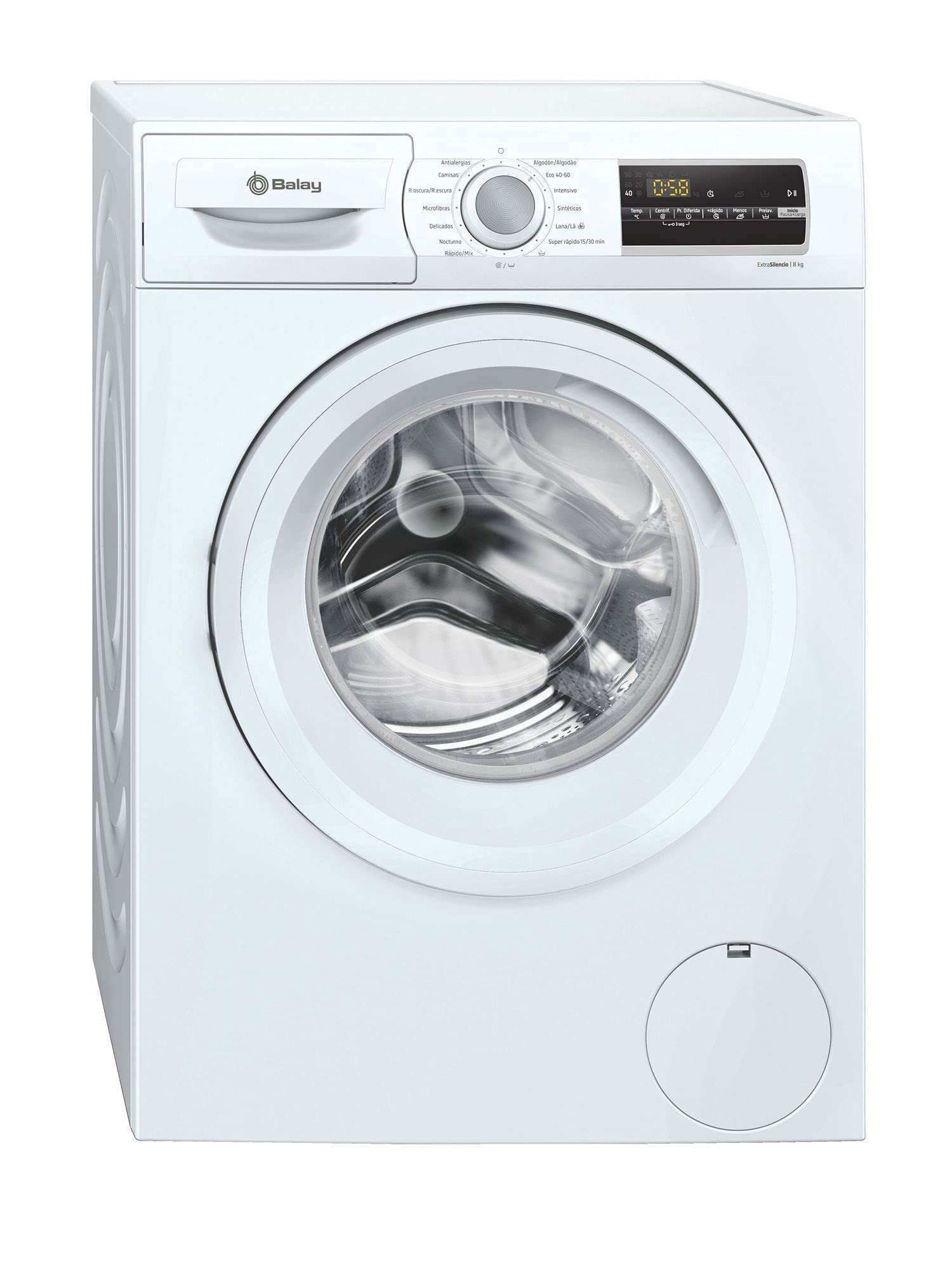 Balay-3TS885BE-Lavadora-de-Carga-Frontal-Libre-Instalacion-Capacidad-8kg-1400-rpm-Funcion-Pausa-y-Carga-Color