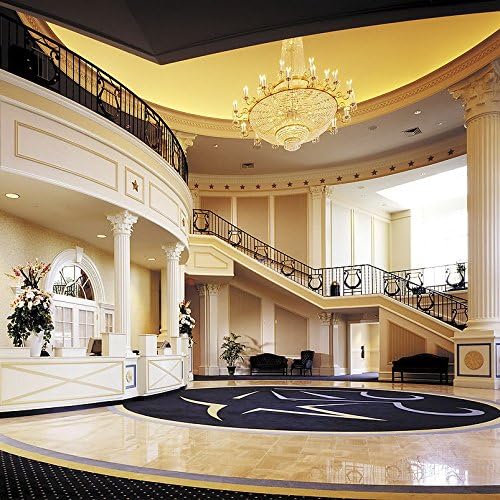Yelewen 10x10ft Luxurious Lobby Thin Vinyl Customized Digital Printed Photography Backdrop Prop Photo Background