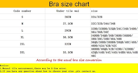 36b Size Chart