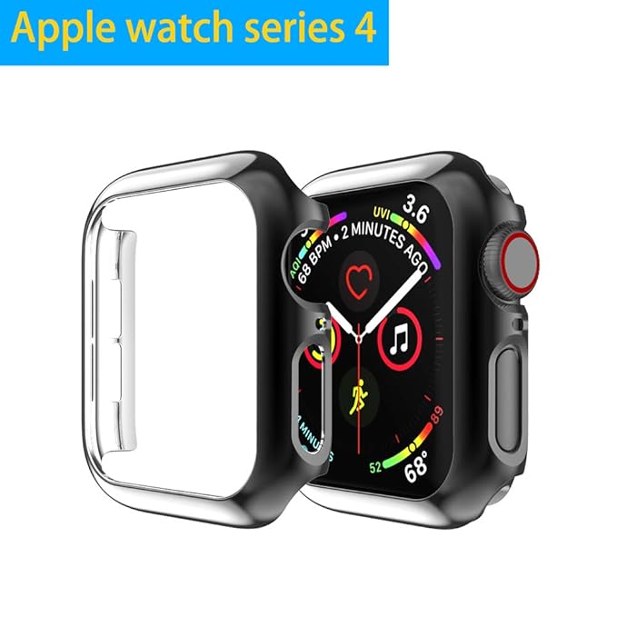 Belyoung - Carcasa para Apple Watch Series 4, chapada en ...
