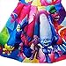 KIDHF Trolls Little Girl Princess Cartoon Party Princess Dress (Color,110/3-4Y)